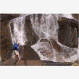 Waterfall Walk Stock Image California
