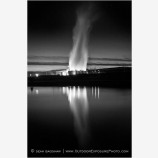 Klamath Cogeneration Plant Black and White Stock Image, Oregon