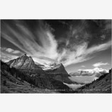 Going To The Sun Stock Image, Glacier National Park, Montana