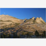 Sierra Moonrise II Stock Image, High Sierra, California