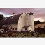 Farm at Sunset 2 Stock Image Palouse, Washington