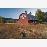Old Red Barn 2 Stock Image Ashland, Oregon