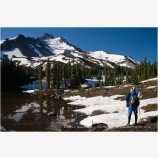Backpacking Mt. Jefferson Wilderness 3 Stock Image Oregon Cascade Range