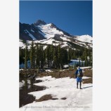 Backpacking Mt. Jefferson Wilderness 4 Stock Image Oregon Cascade Range