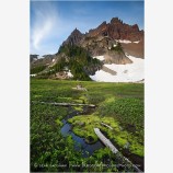 Three Fingered Jack 2 Stock Image Mt. Jefferson Wilderness, Oregon