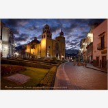 Basilica At Dawn Stock Image, Guanajuato, Mexico