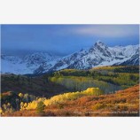 Dallas Divide in Fall Stock Image, San Juan Mountains, Colorado