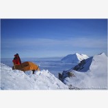 West Buttress Camp Stock Image, Denali National Park, Alaska