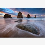 Pastel Sea Print, Bandon, Oregon