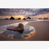 Teardrop of Sky Print, Bandon, Oregon