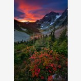 Unforgettable Fire Print, North Cascades NP, Washington