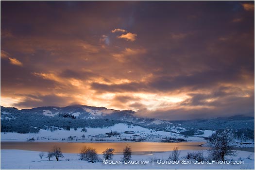 Print: Snowbound Sunrise