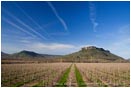 Royalty Free Stock Photo: Table Rock and Pear Orchard 1