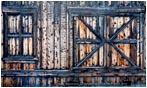 Jacksonville Weathered Wall Stock Image,