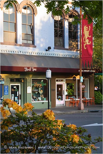 Ashland Plaza 1 Stock Image, Ashland, Oregon
