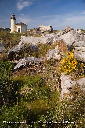 Royalty Free Stock Photo: Coquille River Lighthouse 2