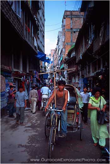 Royalty Free Stock Image: Kathmandu Street Scene