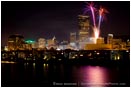 Rights Managed Stock Photo: Waterfront Fireworks