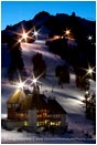Royalty Free Stock Photo: Mt. Ashland Night Skiing