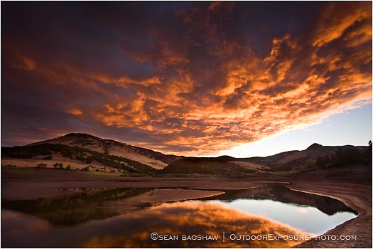 Royalty Free Stock Photo: Sunrise Emigrant Lake 2