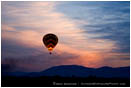 Royalty Free Stock Photo: Hot Air Balloons and Sunrise
