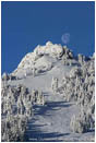 Print: Mt. Ashland and Moon
