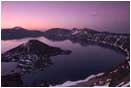 Rights Managed Stock Photo: Crater Lake at Dawn