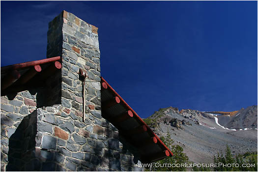 Royalty Free Stock Photo: Shasta Sierra Club Hut