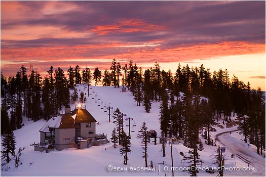 Royalty Free Stock Photo: Mt. Ashland Sunrise 3