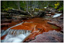 Rights Managed Stock Image: Red Stone Flow
