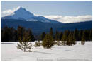Royalty Free Stock Image: Mt. McLoughlin in Winter