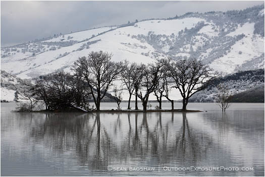 Royalty Free Stock Image: Emigrant Lake in Winter 1