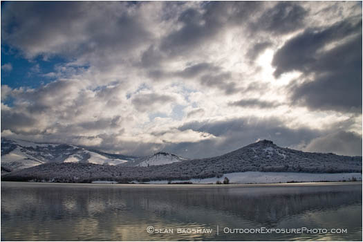 Royalty Free Stock Image: Emigrant Lake in Winter 2