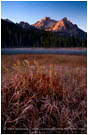 Frost at Sunrise Print, Stanley Lake, Idaho