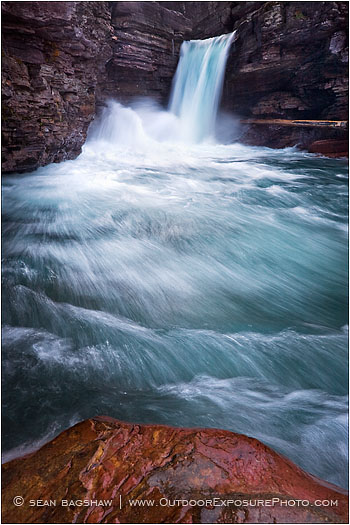 Hydrodynamics Stock Image, Glacier National Park, Montana
