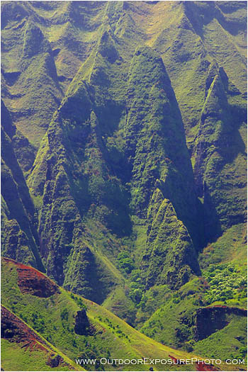 Royalty Free Stock Photo: Na Pali Terrain