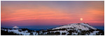 Siskiyou Moonrise Stock Image, Siskiyou Range, Oregon