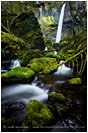 Elowah Falls Stock Image, Columbia Gorge, Oregon
