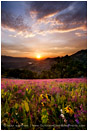 Greensprings Sunset II Stock Image, Ashland, Oregon
