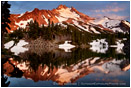 Mt. Jefferson and Bays Lake Print, Mt. Jefferson Wilderness, Oregon