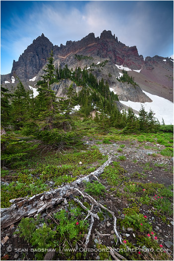 Three Fingered Jack Print, Mt. Jefferson Wilderness, Oregon