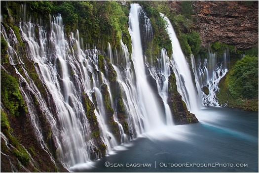 Burney Falls Stock Image, Northern California