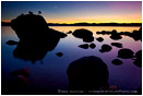 Sunset at Bonsai Rock Print, Lake Tahoe, Nevada