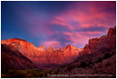 Towers Of The Virgin Print, Zion, Utah