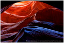 Light In the Depths Print, Red Cave Slot, Utah