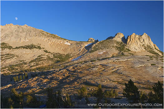 Royalty Free Stock Photo: Sierra Moonrise II