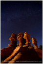 Four Brothers Stock Image, Devil's Garden, Utah