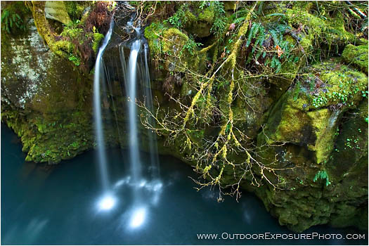 Rights Managed Stock Photo: North Umpqua Above Toketee III