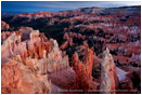 Sunrise Point At Sunset Stock Image, Bryce Canyon, Utah