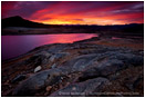 Red Dawn at Emigrant Lake Print, Ashland, Oregon